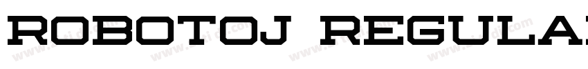 RobotoJ Regular字体转换
